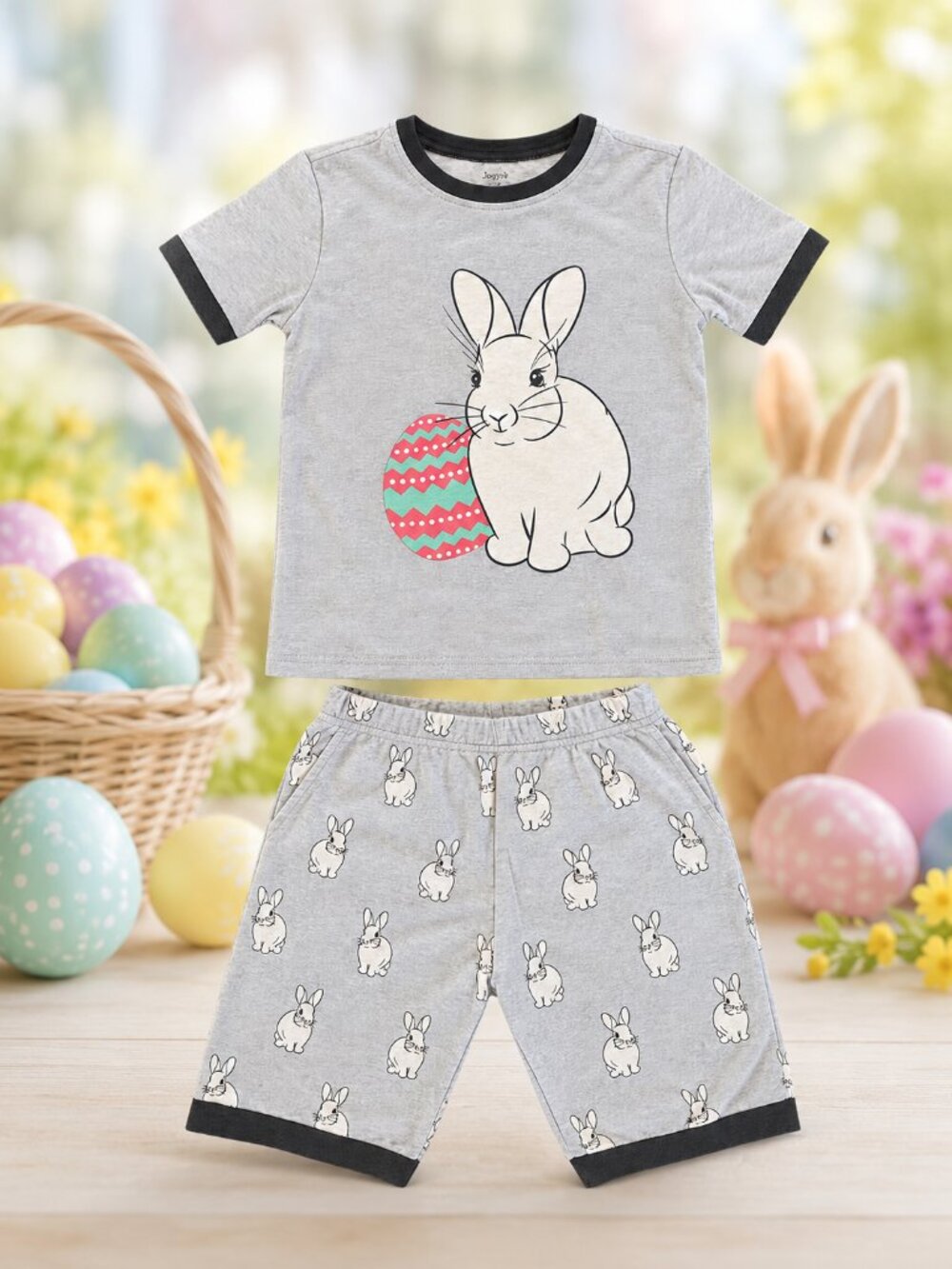 Joyond Boys Easter Bunny Pajama Set – Size 6